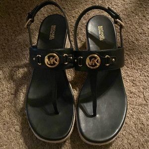 Michael Kors wedge espadrille sandals